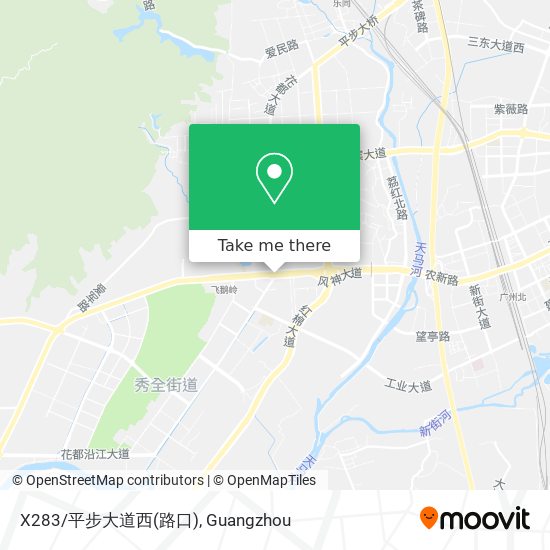 X283/平步大道西(路口) map