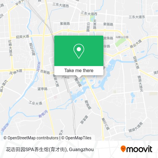 花语田园SPA养生馆(育才街) map