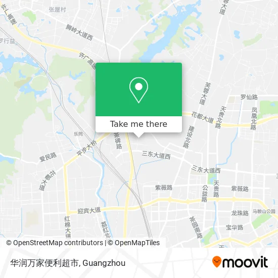 华润万家便利超市 map