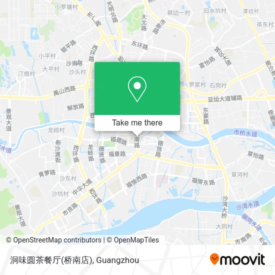 洞味圆茶餐厅(桥南店) map