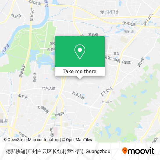 德邦快递(广州白云区长红村营业部) map