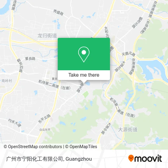广州市宁阳化工有限公司 map