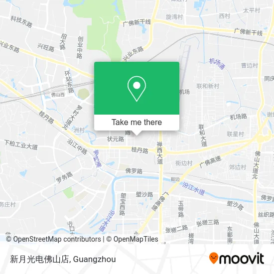 新月光电佛山店 map