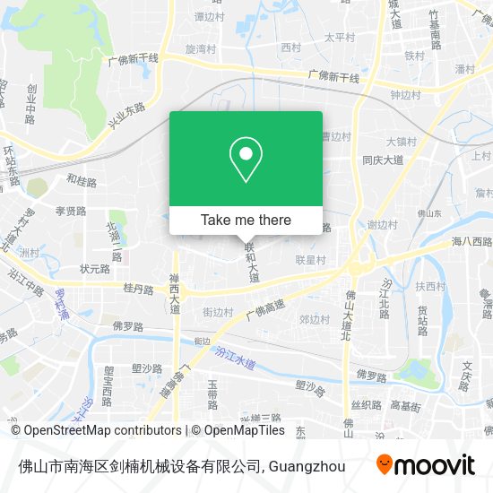 佛山市南海区剑楠机械设备有限公司 map