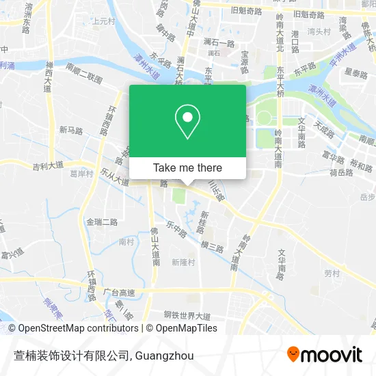 萱楠装饰设计有限公司 map