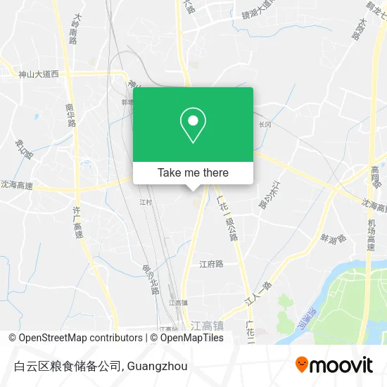 白云区粮食储备公司 map