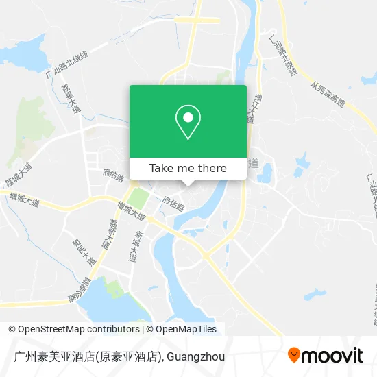 广州豪美亚酒店(原豪亚酒店) map