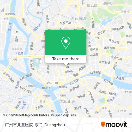 广州市儿童医院-东门 map