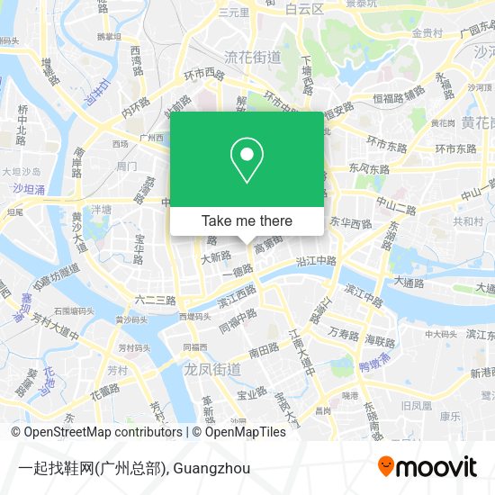 一起找鞋网(广州总部) map