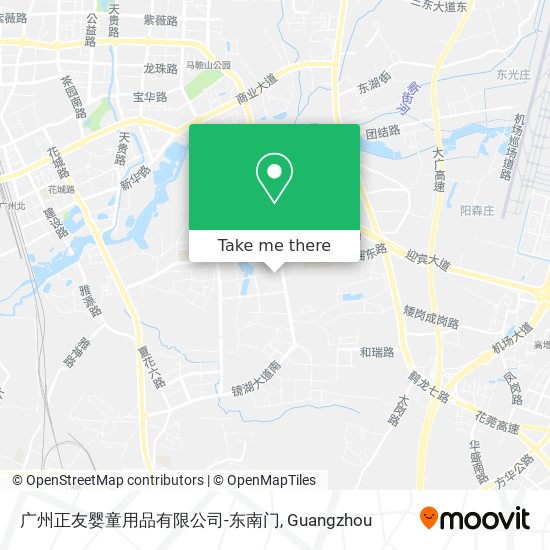 广州正友婴童用品有限公司-东南门 map