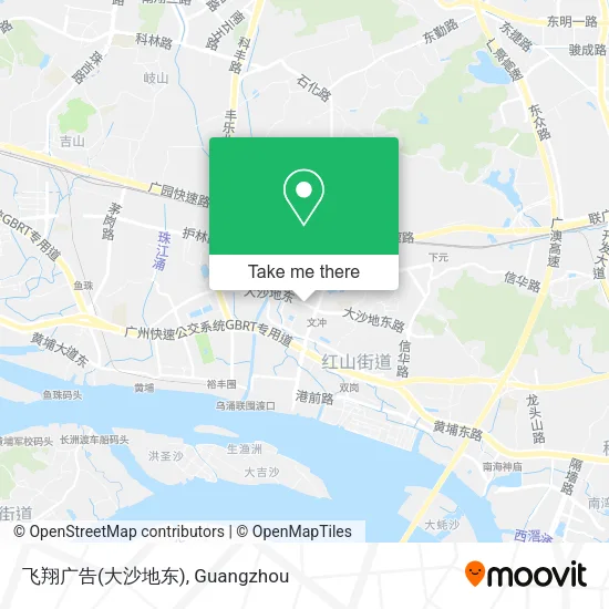 飞翔广告(大沙地东) map