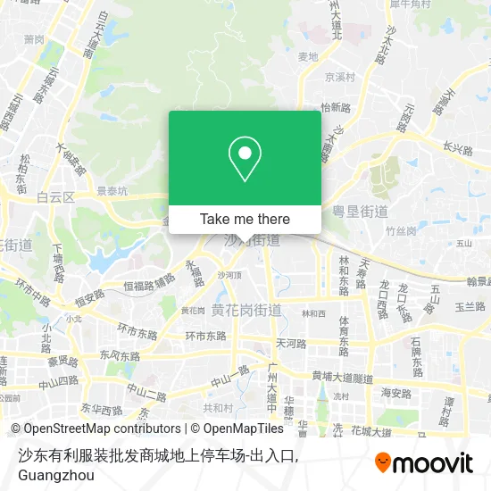 沙东有利服装批发商城地上停车场-出入口 map
