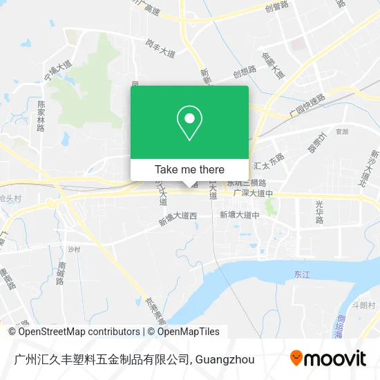广州汇久丰塑料五金制品有限公司 map