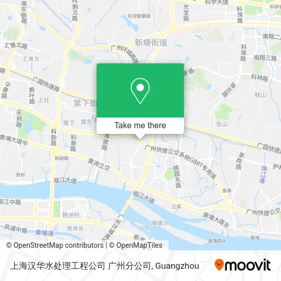 上海汉华水处理工程公司  广州分公司 map
