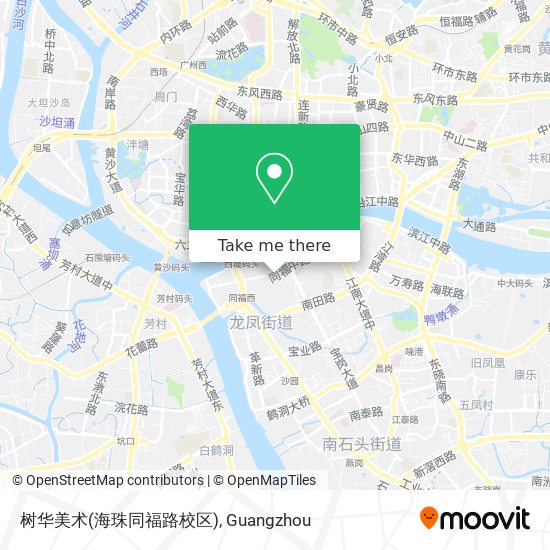 树华美术(海珠同福路校区) map