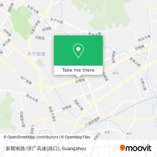 新耀南路/济广高速(路口) map