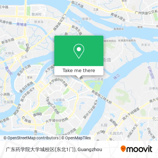 广东药学院大学城校区(东北1门) map