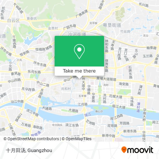 十月田汤 map