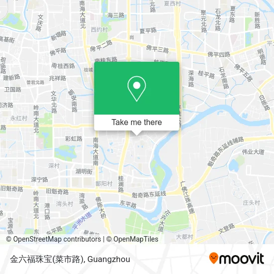 金六福珠宝(菜市路) map