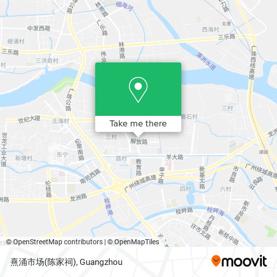 熹涌市场(陈家祠) map