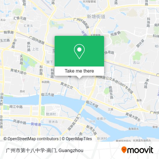 广州市第十八中学-南门 map