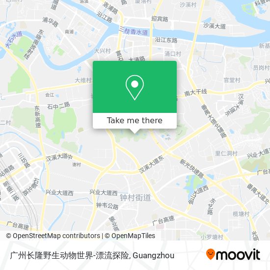 广州长隆野生动物世界-漂流探险 map