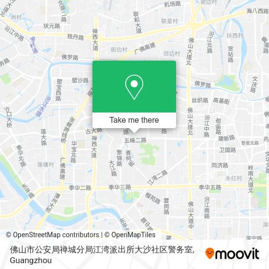 佛山市公安局禅城分局江湾派出所大沙社区警务室 map