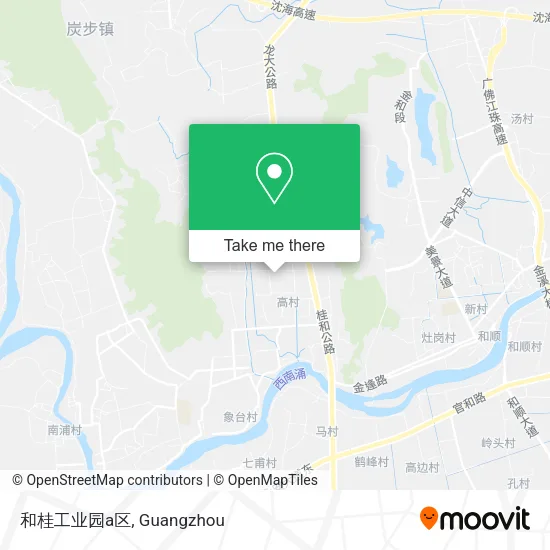和桂工业园a区 map