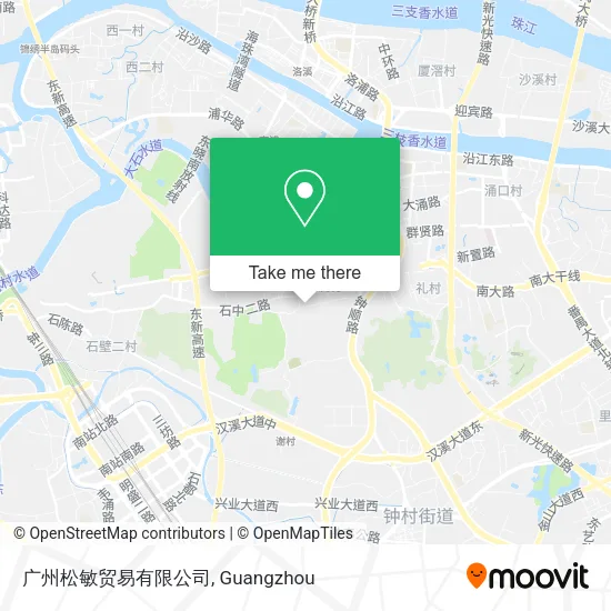 广州松敏贸易有限公司 map
