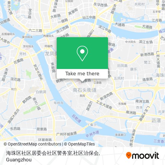 海珠区社区居委会社区警务室,社区治保会 map