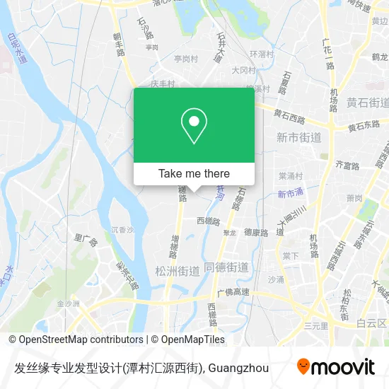 发丝缘专业发型设计(潭村汇源西街) map