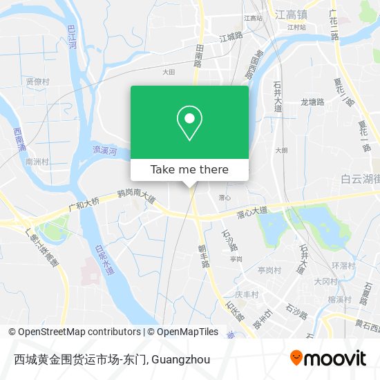西城黄金围货运市场-东门 map
