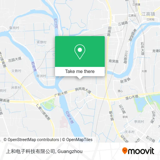 上和电子科技有限公司 map