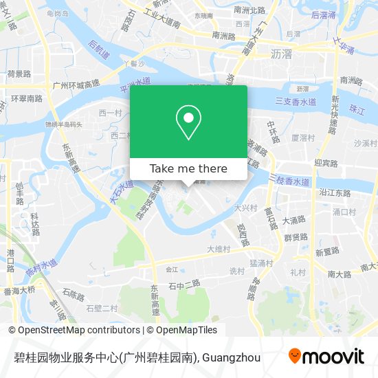 碧桂园物业服务中心(广州碧桂园南) map