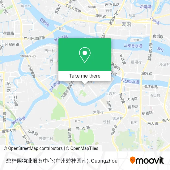 碧桂园物业服务中心(广州碧桂园南) map
