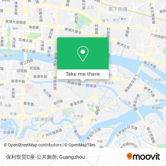 保利世贸C座-公共厕所 map