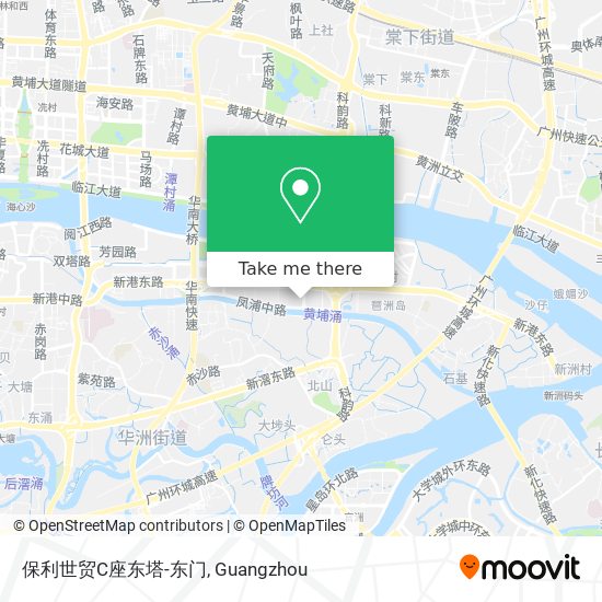 保利世贸C座东塔-东门 map