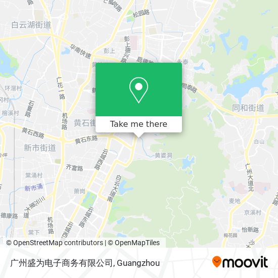广州盛为电子商务有限公司 map