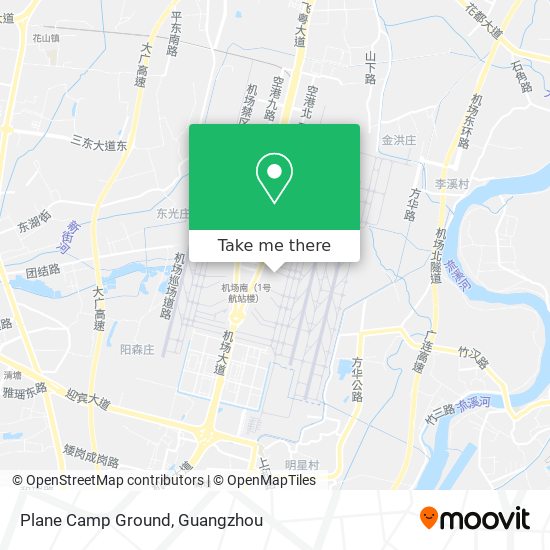 Plane Camp Ground map