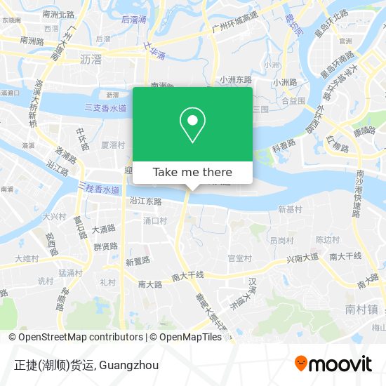 正捷(潮顺)货运 map