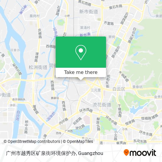 广州市越秀区矿泉街环境保护办 map