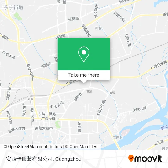 安西卡服装有限公司 map