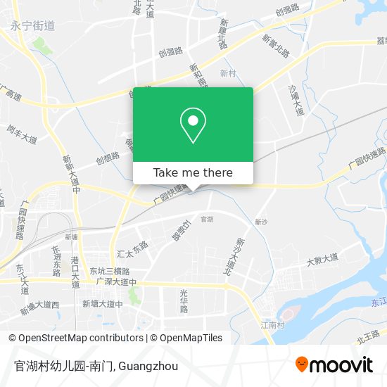 官湖村幼儿园-南门 map