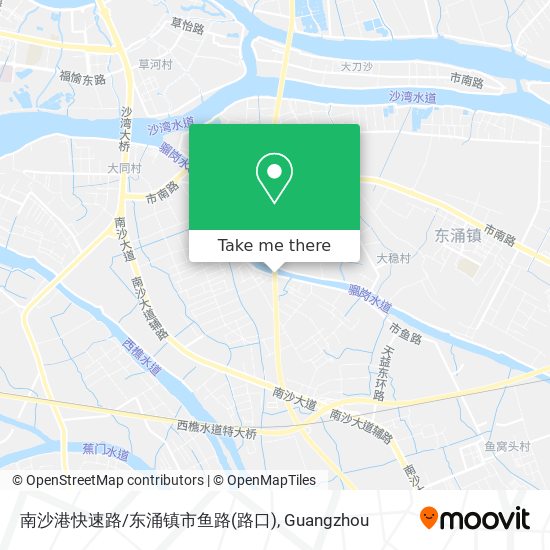 南沙港快速路/东涌镇市鱼路(路口) map