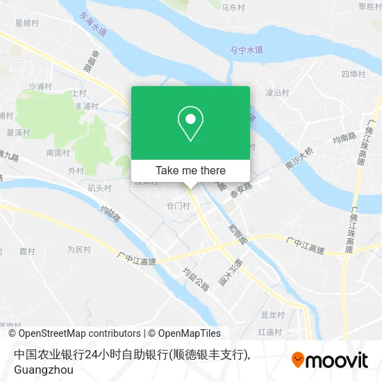 中国农业银行24小时自助银行(顺德银丰支行) map