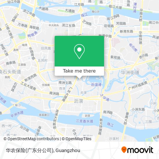 华农保险(广东分公司) map