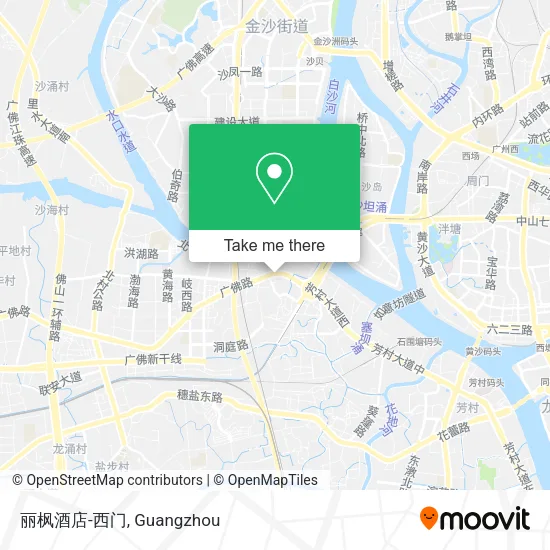 丽枫酒店-西门 map