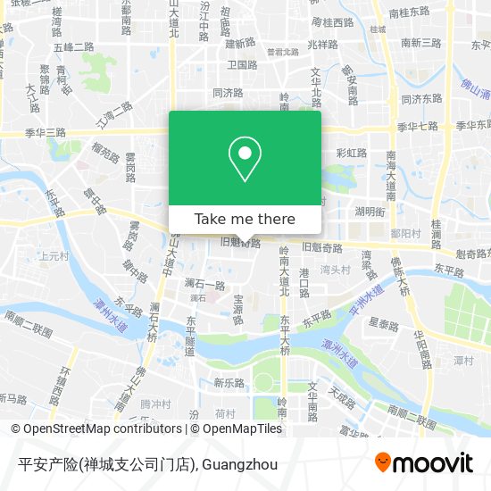 平安产险(禅城支公司门店) map