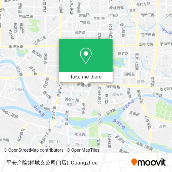 平安产险(禅城支公司门店) map