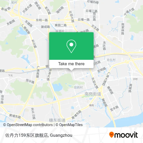 佐丹力159东区旗舰店 map